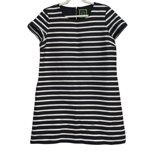 C wonder size large blue and white striped dress - Picture 1 of 6